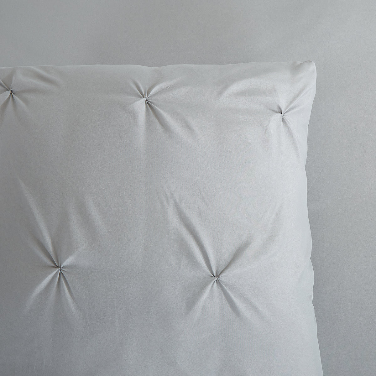 Housse de couette Pure Microfibre Élégance - Argent