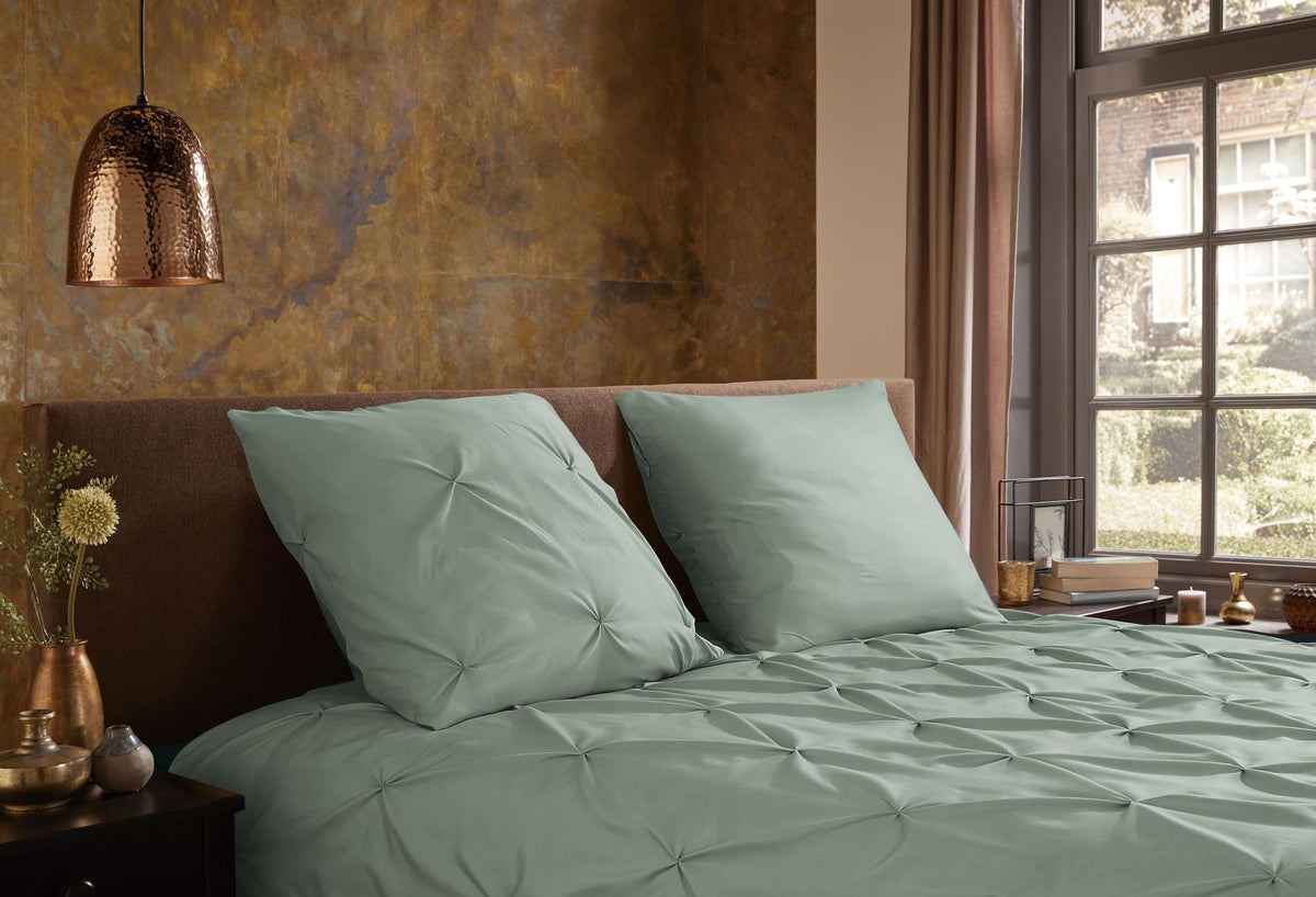 Pure dekbedovertrek Microfiber Elegance, Light Sage