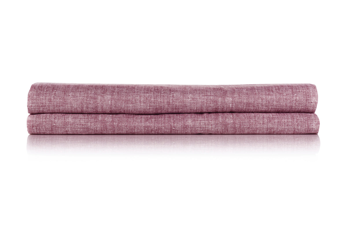 Zo Home laken Lino Wine Red katoen