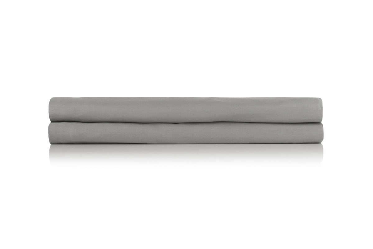 Zo Home hoeslaken Satinado Iron Grey satijn