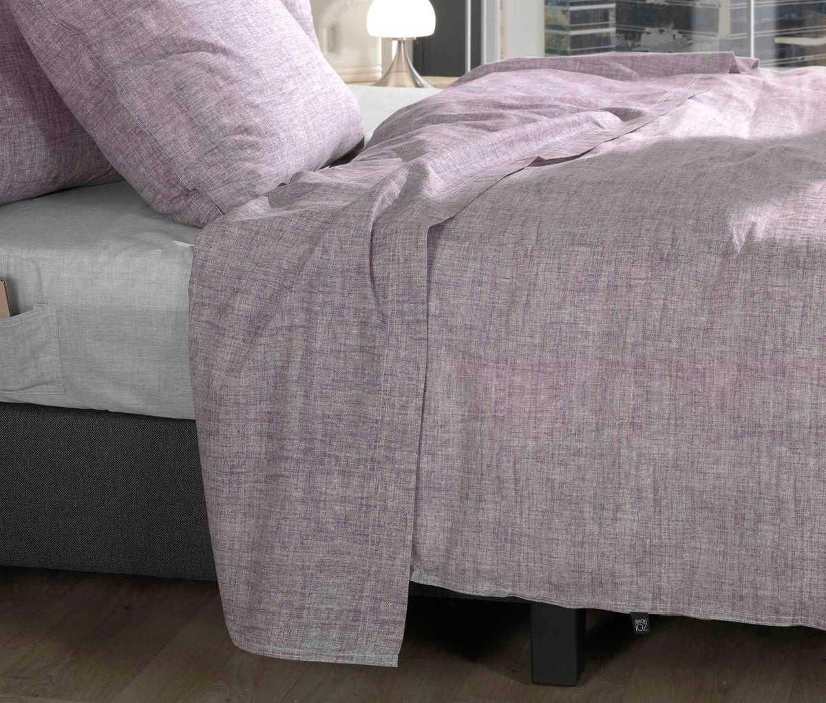 Zo Home laken Lino Purple katoen