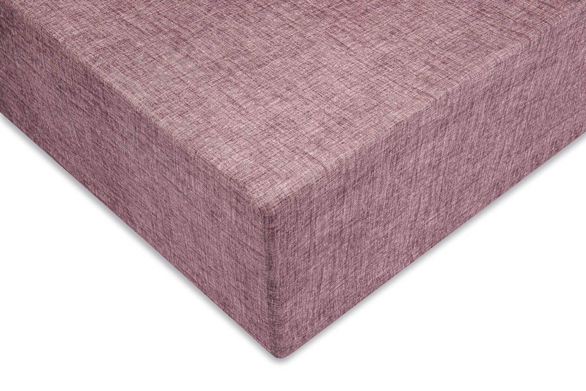Zo Home hoeslaken Lino Wine Red katoen