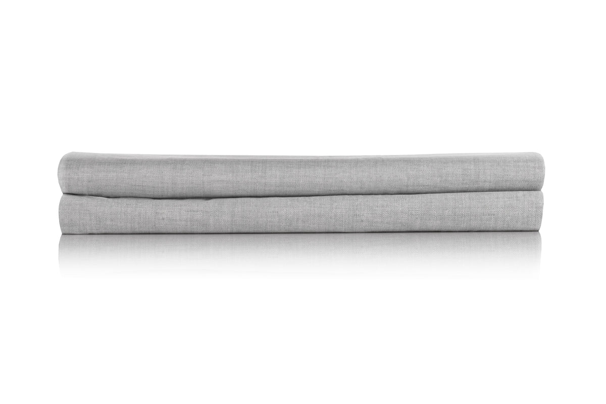 Zo Home splittopper hoeslaken Lino Dove Grey katoen