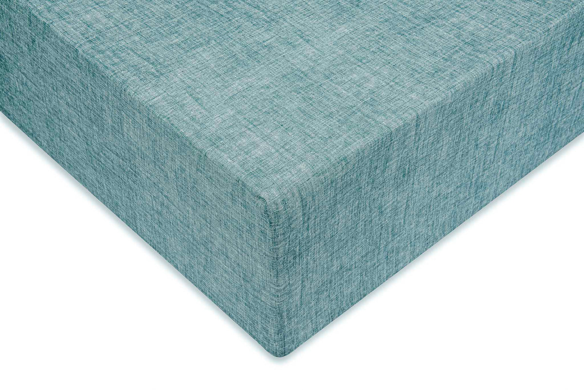 Zo Home hoeslaken Lino Emerald Green katoen