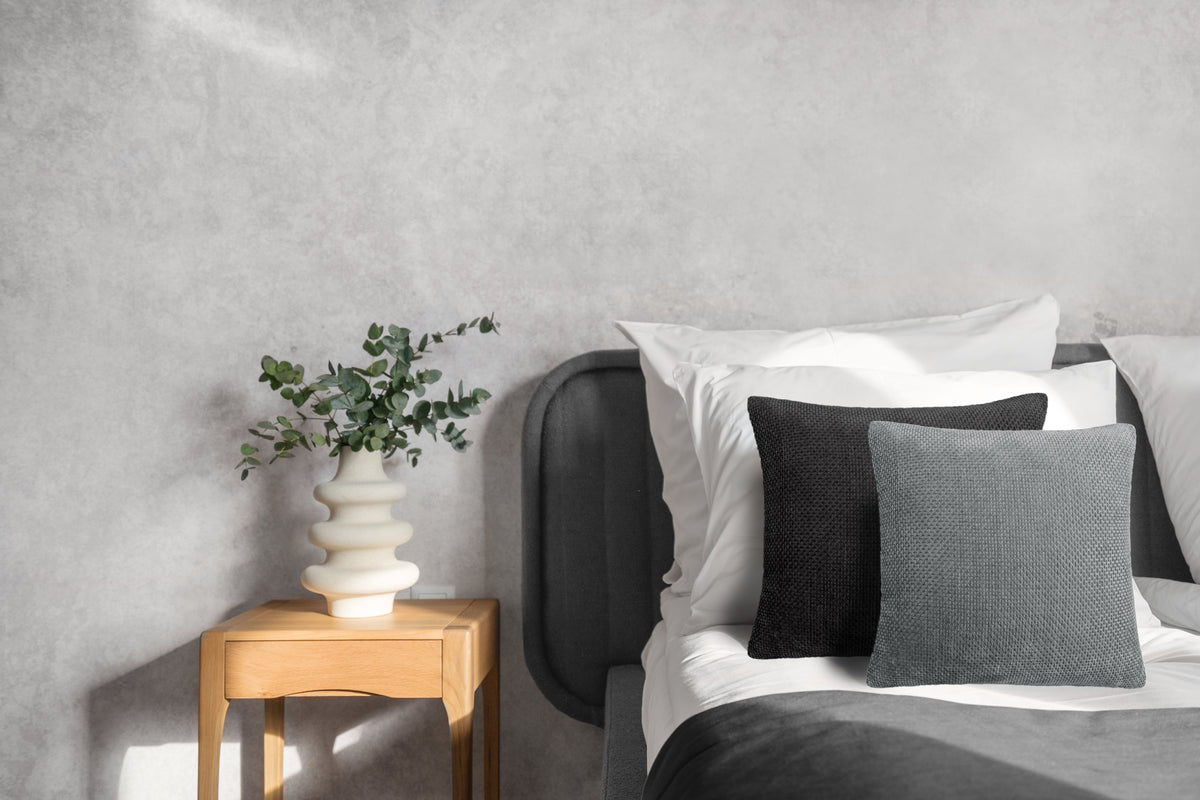 Heckettlane sierkussen Panama Classic Anthracite polyester