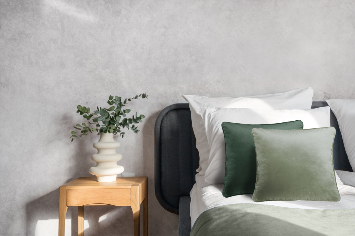 Heckettlane sierkussen Original Sage Green polyester