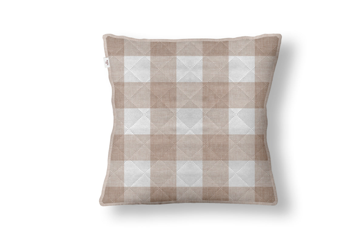 Zo Home sierkussen Quattro di Lino Sandy Beige polyester