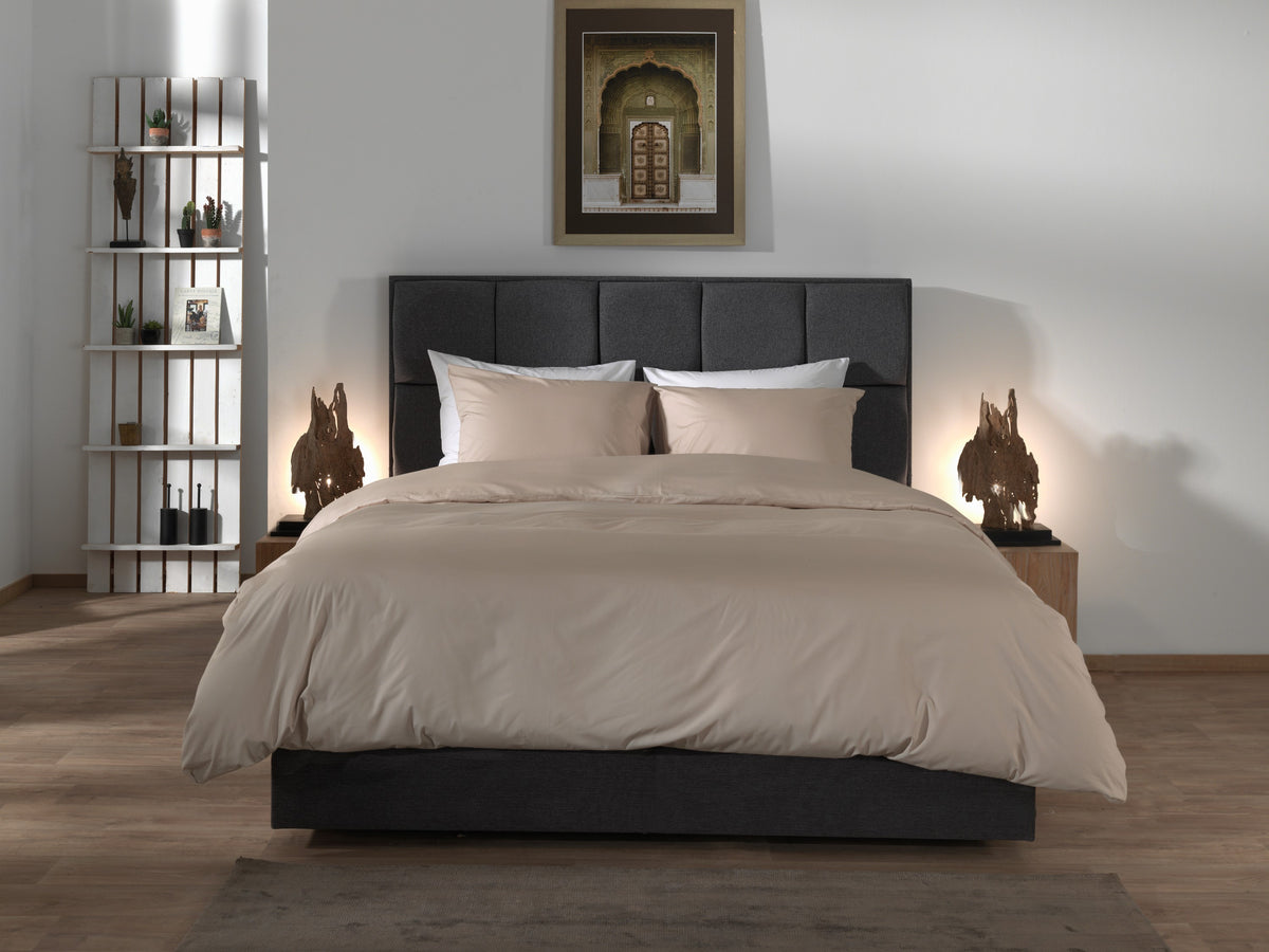 Yellow dekbedovertrek Suite Mumbai Dollar Sand katoen percale