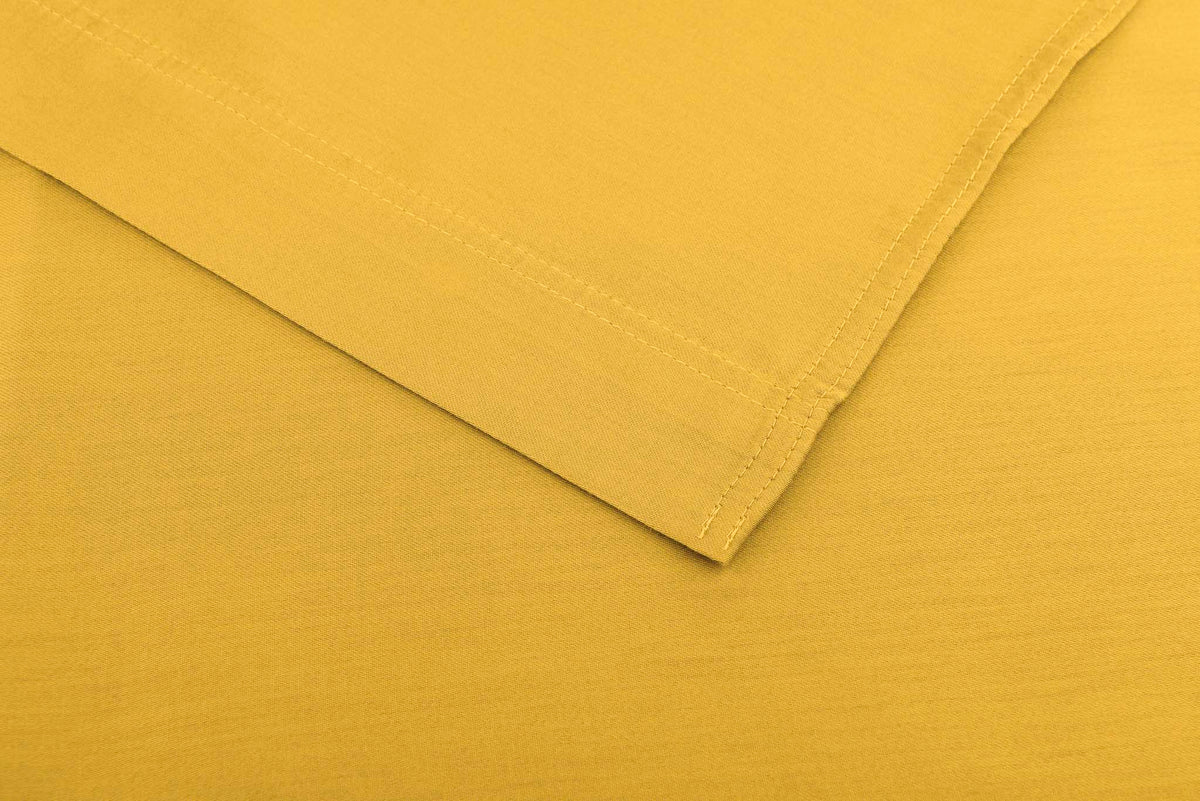 Zo Home laken Satinado Ochre Gold satijn
