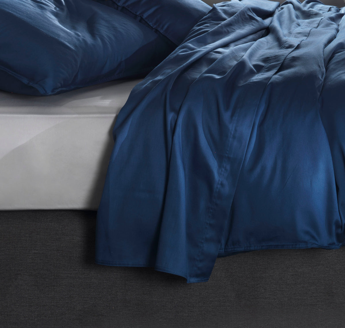 Zo Home laken Satinado Evening Blue satijn