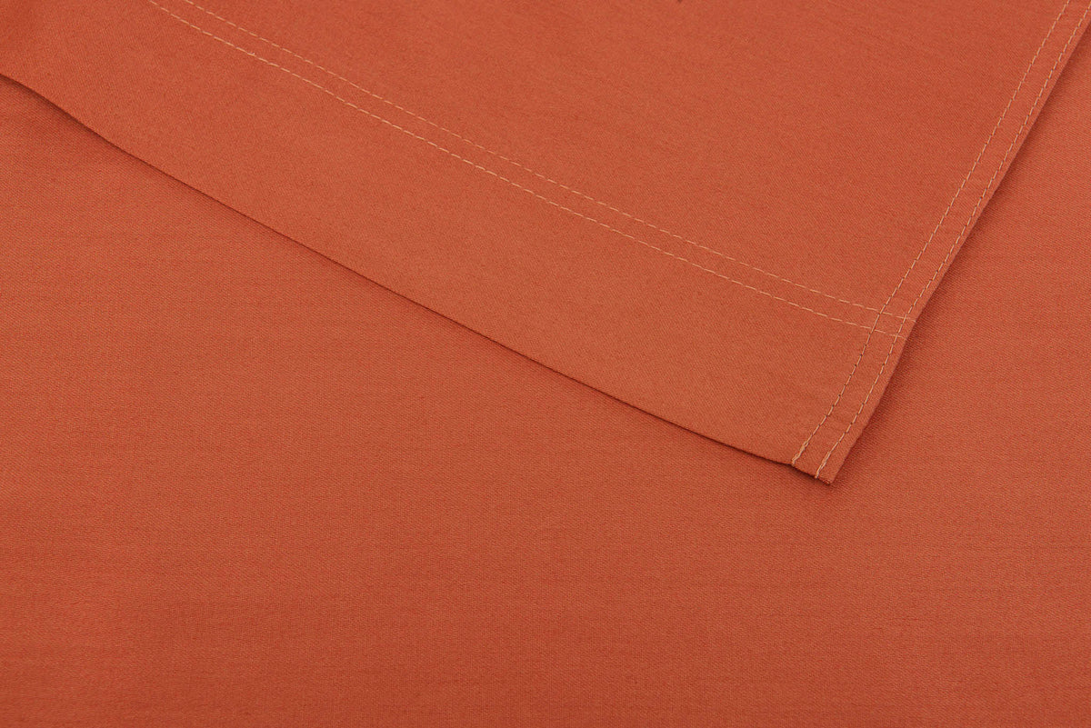 Zo Home laken Satinado Copper Orange satijn