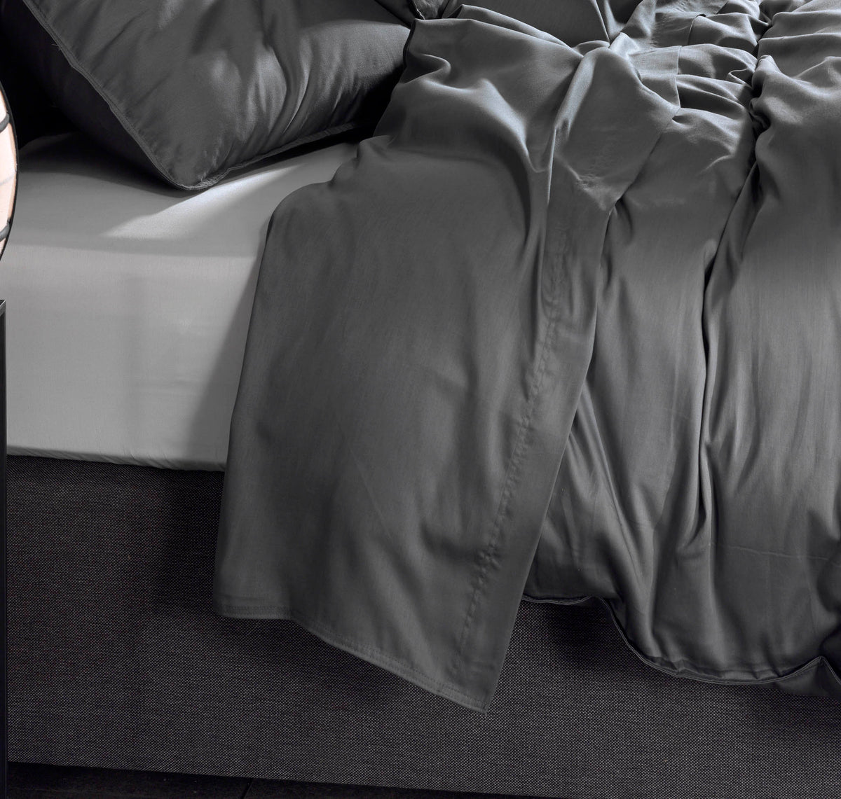 Zo Home laken Satinado Classic Anthracite satijn