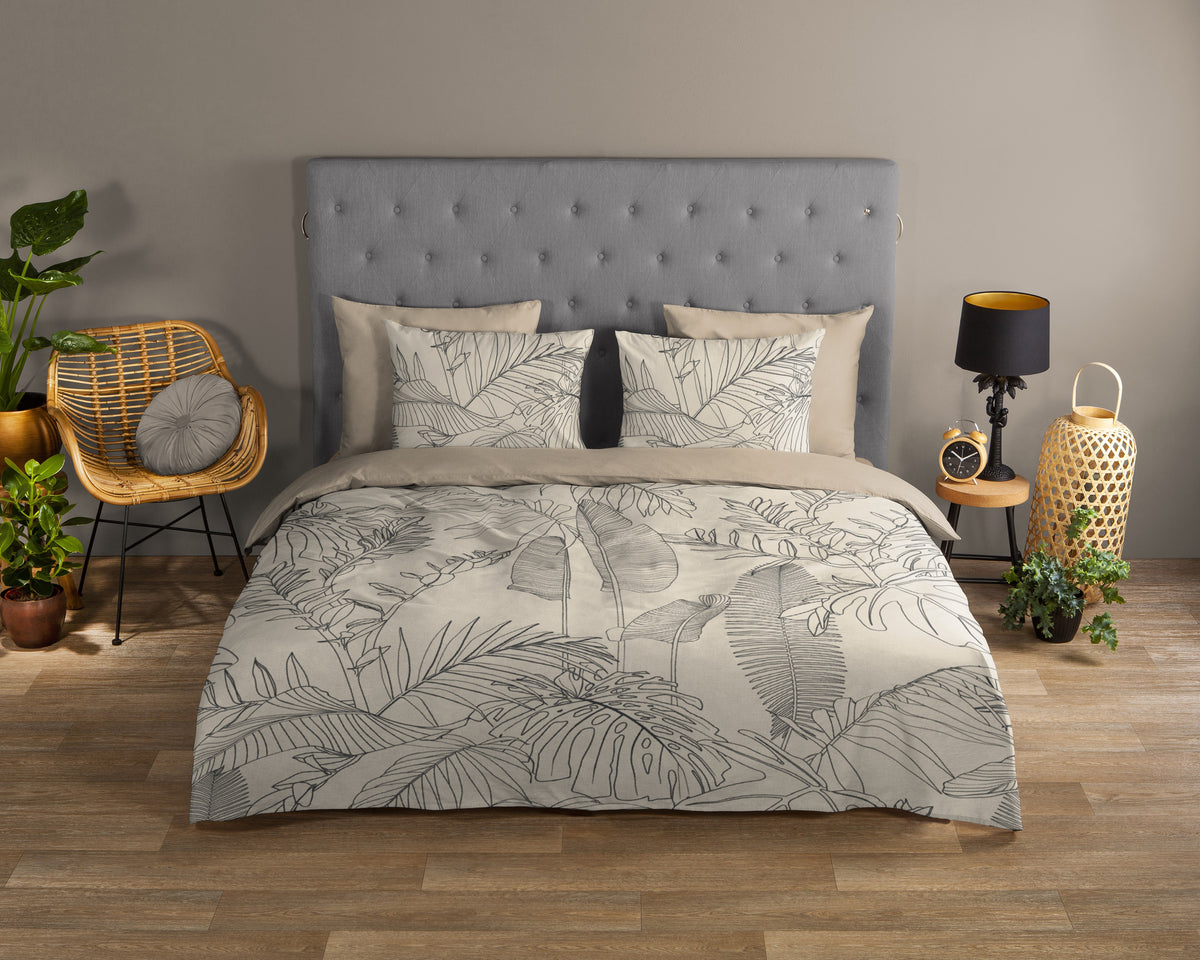 Bonjour Housse de Couette Coton Sym - Sable