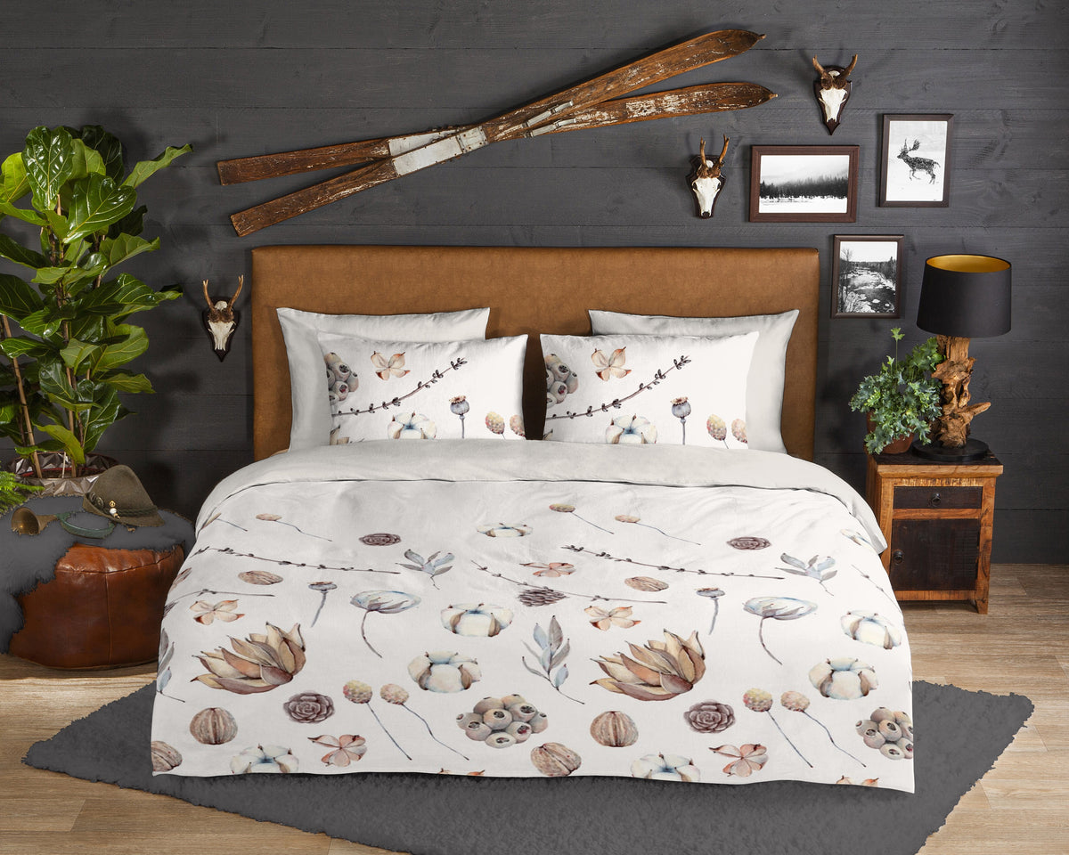 Bonjour Housse de Couette Flanelle Mirre - Sable