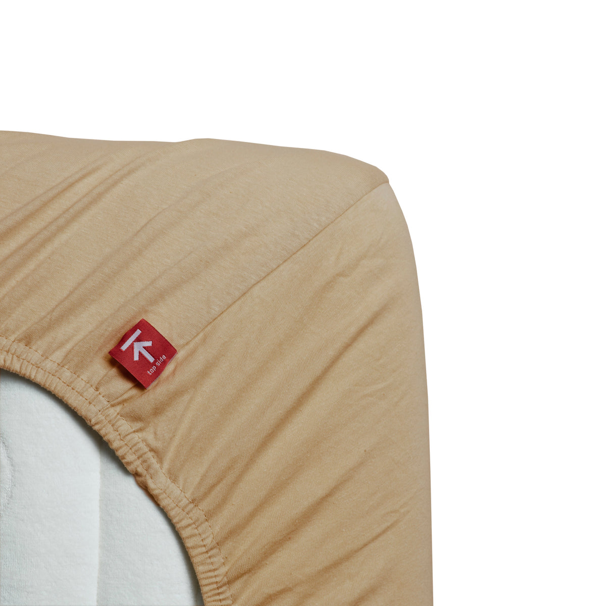 Beddinghouse split topper hoeslaken jersey Camel #maat_180 x 200/220 cm