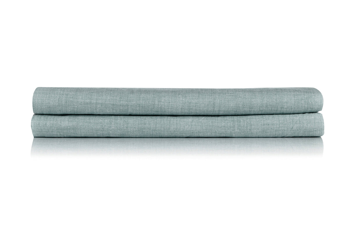 Zo Home laken Lino Stone Blue katoen