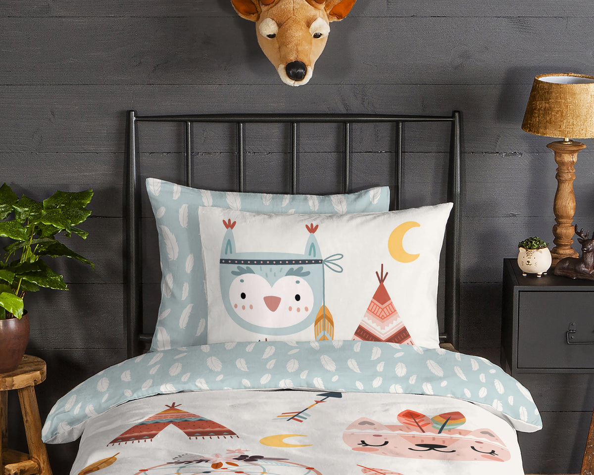 Good Morning Bettbezug Flanell Dreamy Multi