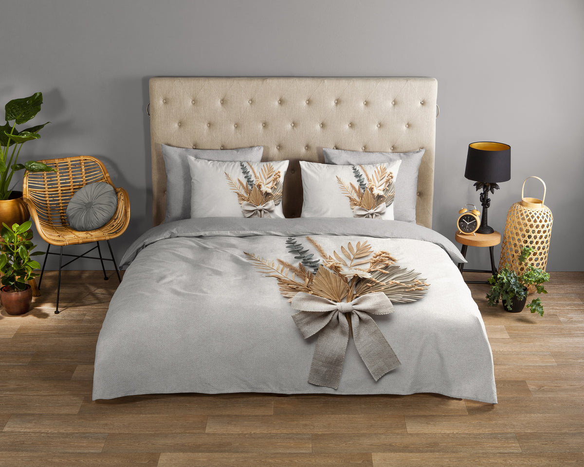 Good Morning Housse de Couette Coton Launo - Gris