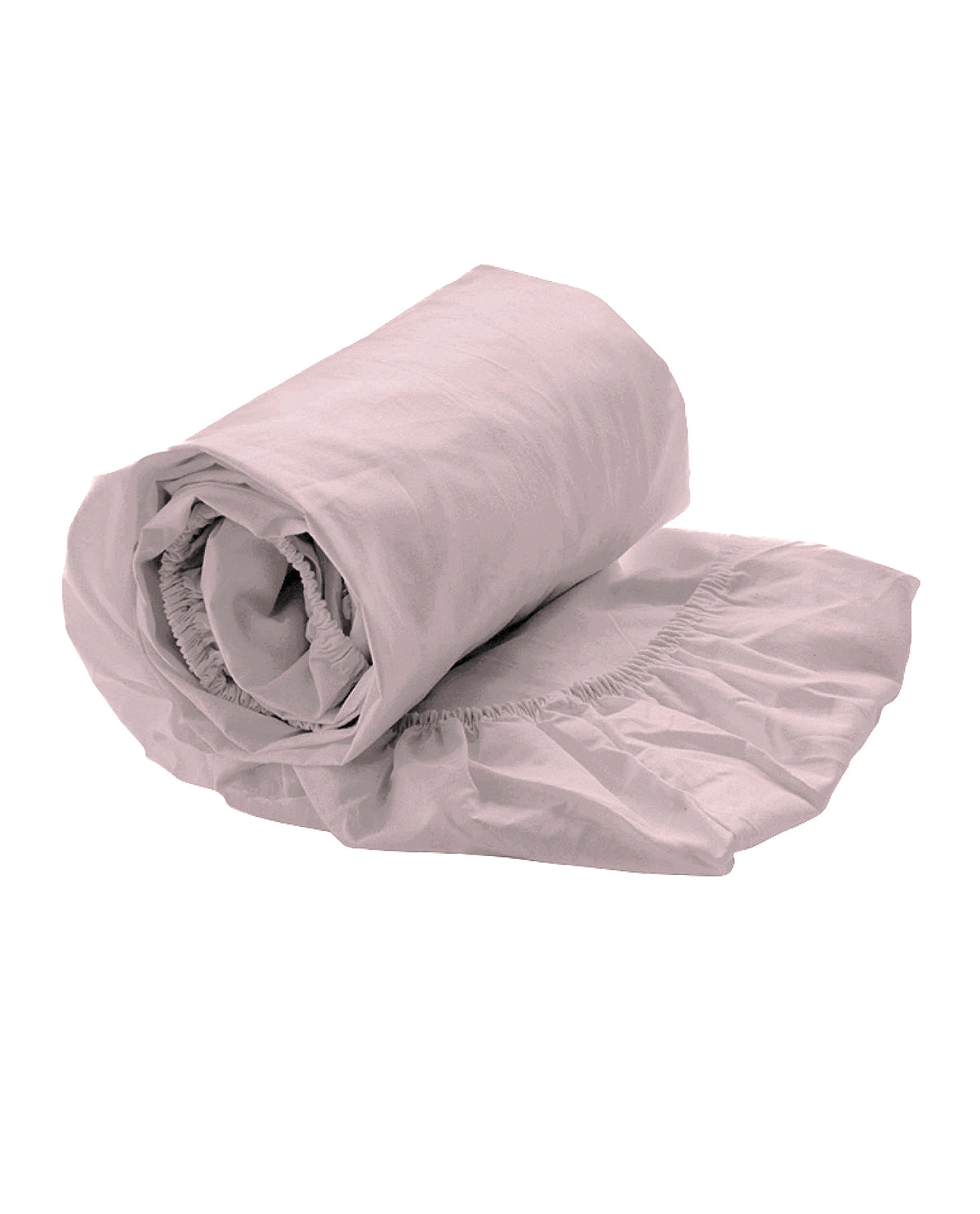 Yellow hoeslaken Percale Cloud Pink katoen percale