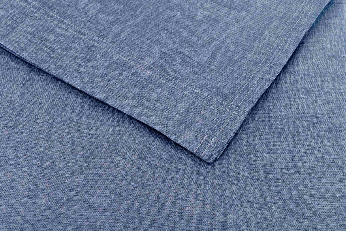 Zo Home laken Lino Bonnet Blue katoen