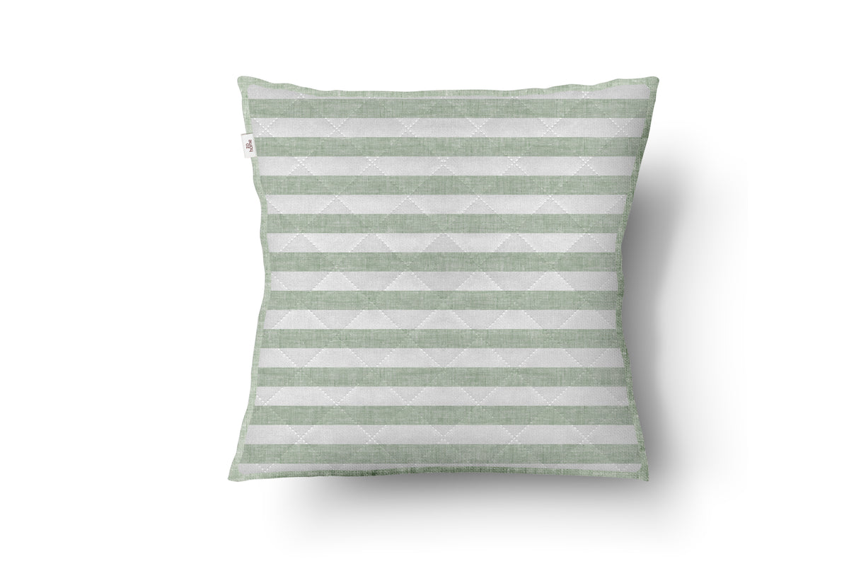 Zo Home sierkussen Banda di Lino Moss Green polyester