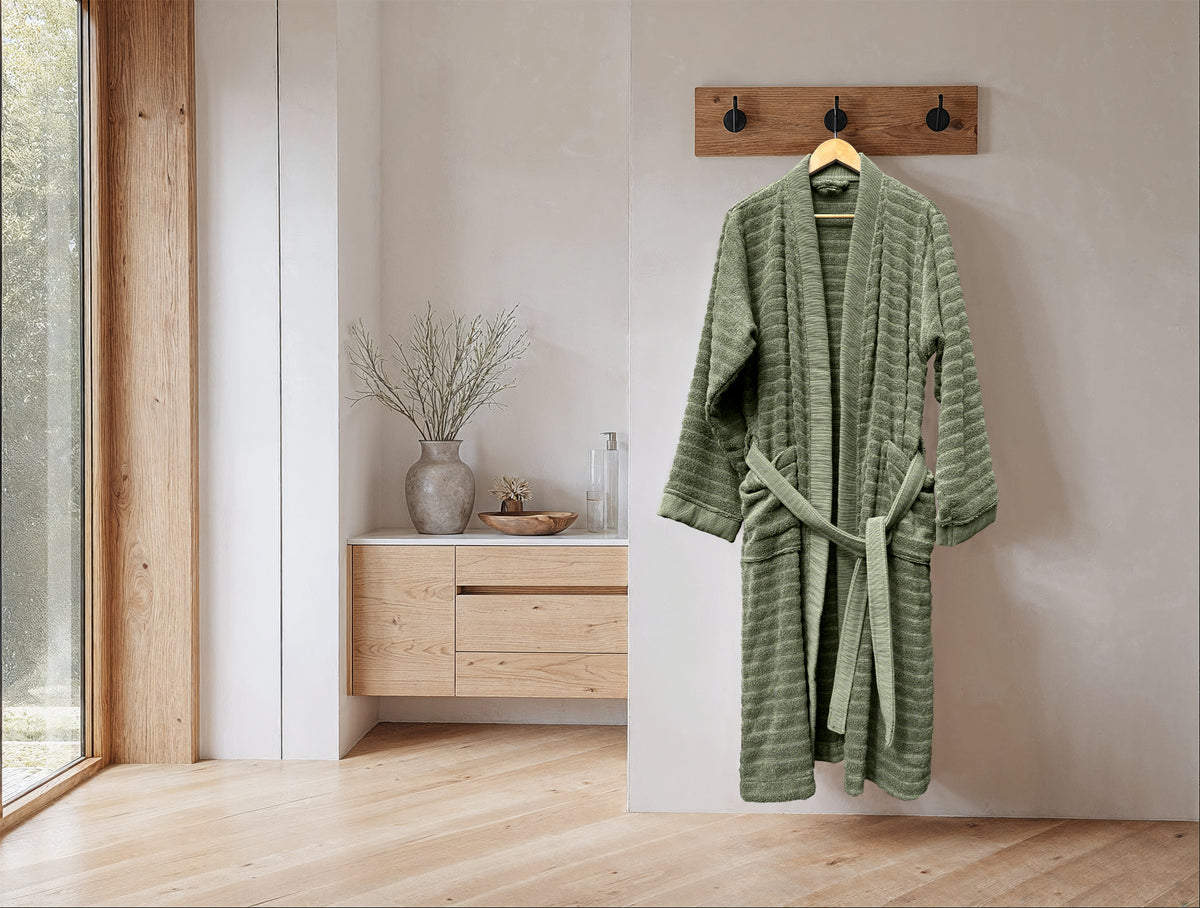 Heckettlane badjas Prestige Army Green