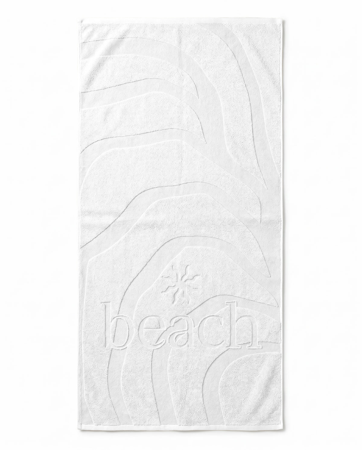 Zo Home strandlaken Lazy Beach White