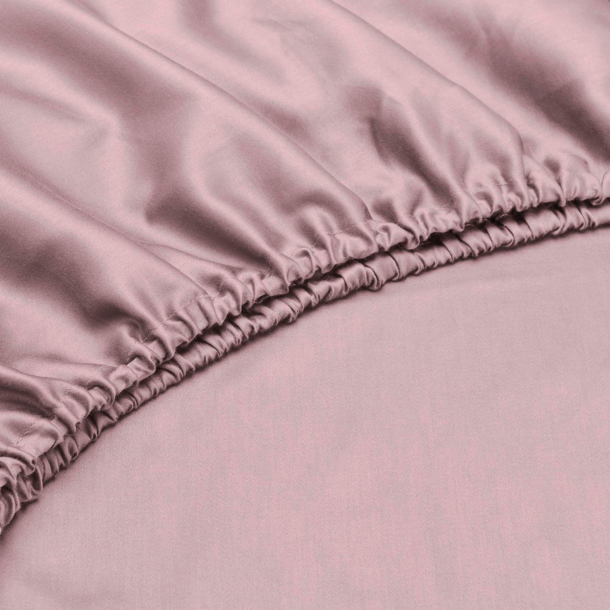 Zo Home hoeslaken Satinado Shady Pink satijn