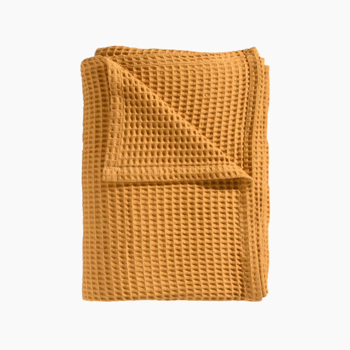 Heckettlane bedsprei Wafel Golden Yellow katoen