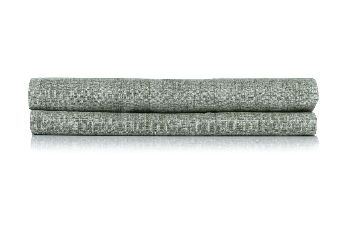 Zo Home hoeslaken Lino Army Green katoen