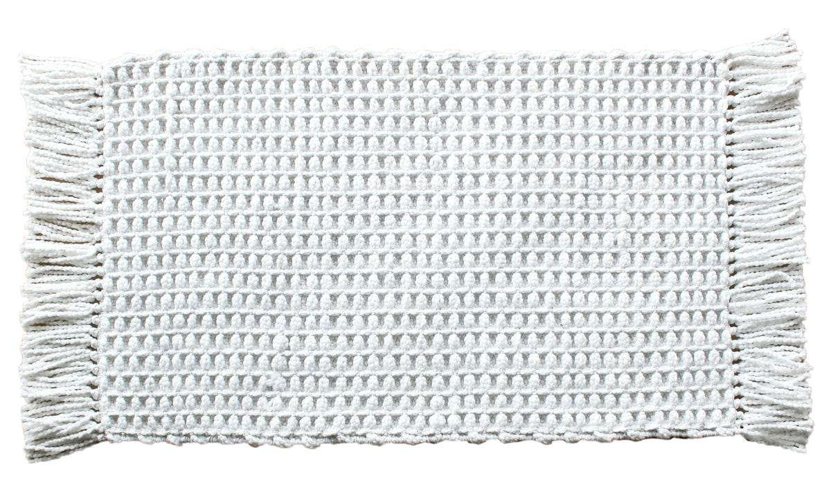 Heckettlane badmat Madras White