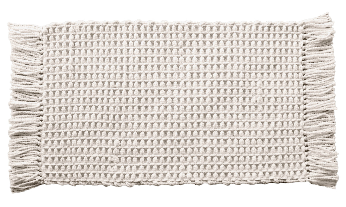 Heckettlane badmat Madras Off white