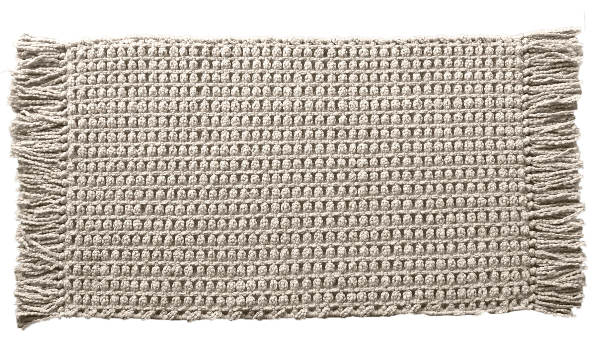 Heckettlane badmat Madras Taupe