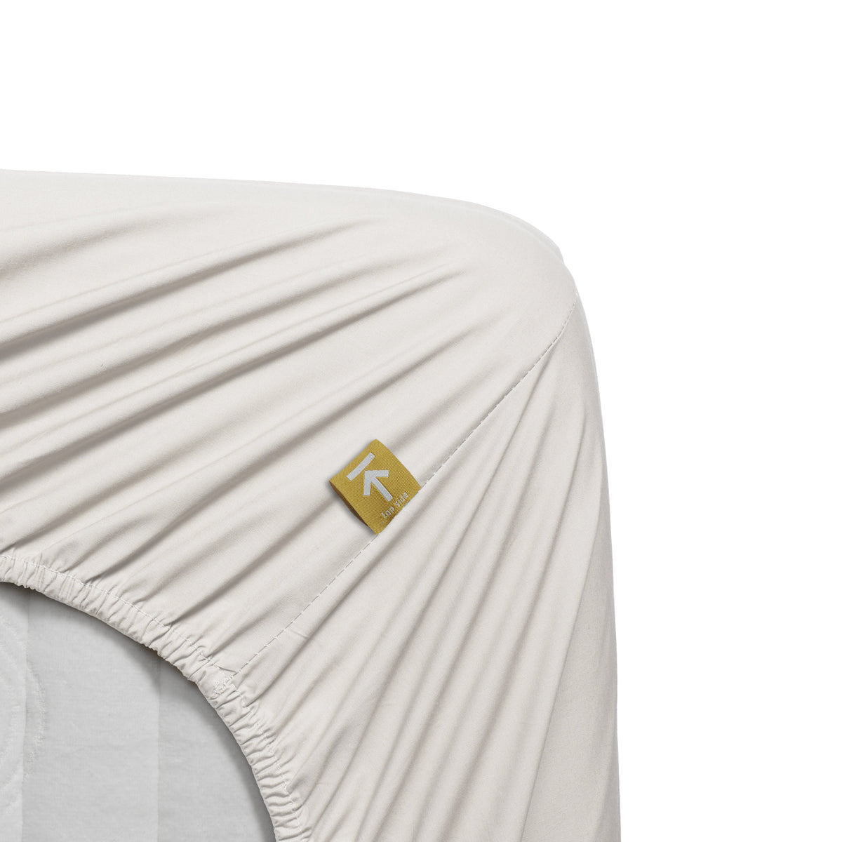 Beddinghouse topper hoeslaken katoen percale Gebroken wit #maat_90 x 200 cm