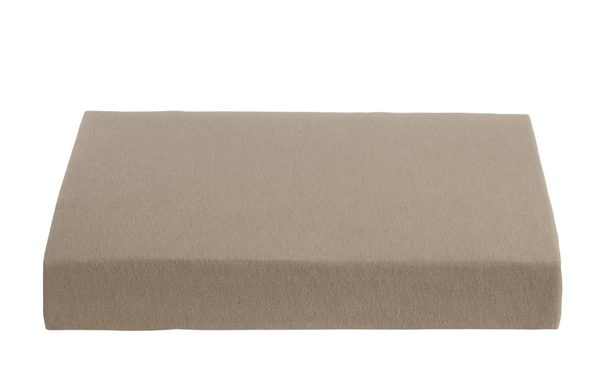 Ambiante hoeslaken jersey taupe