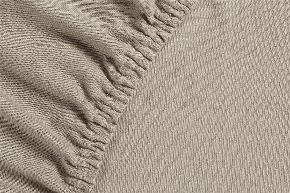 Ambiante hoeslaken jersey taupe