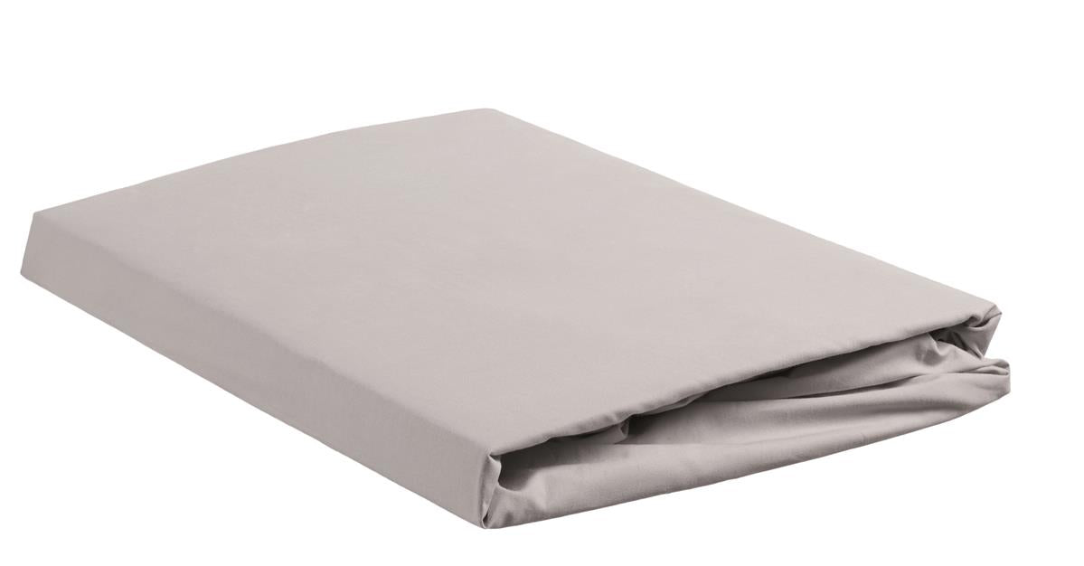 Beddinghouse hoeslaken katoen percale Lichtgrijs