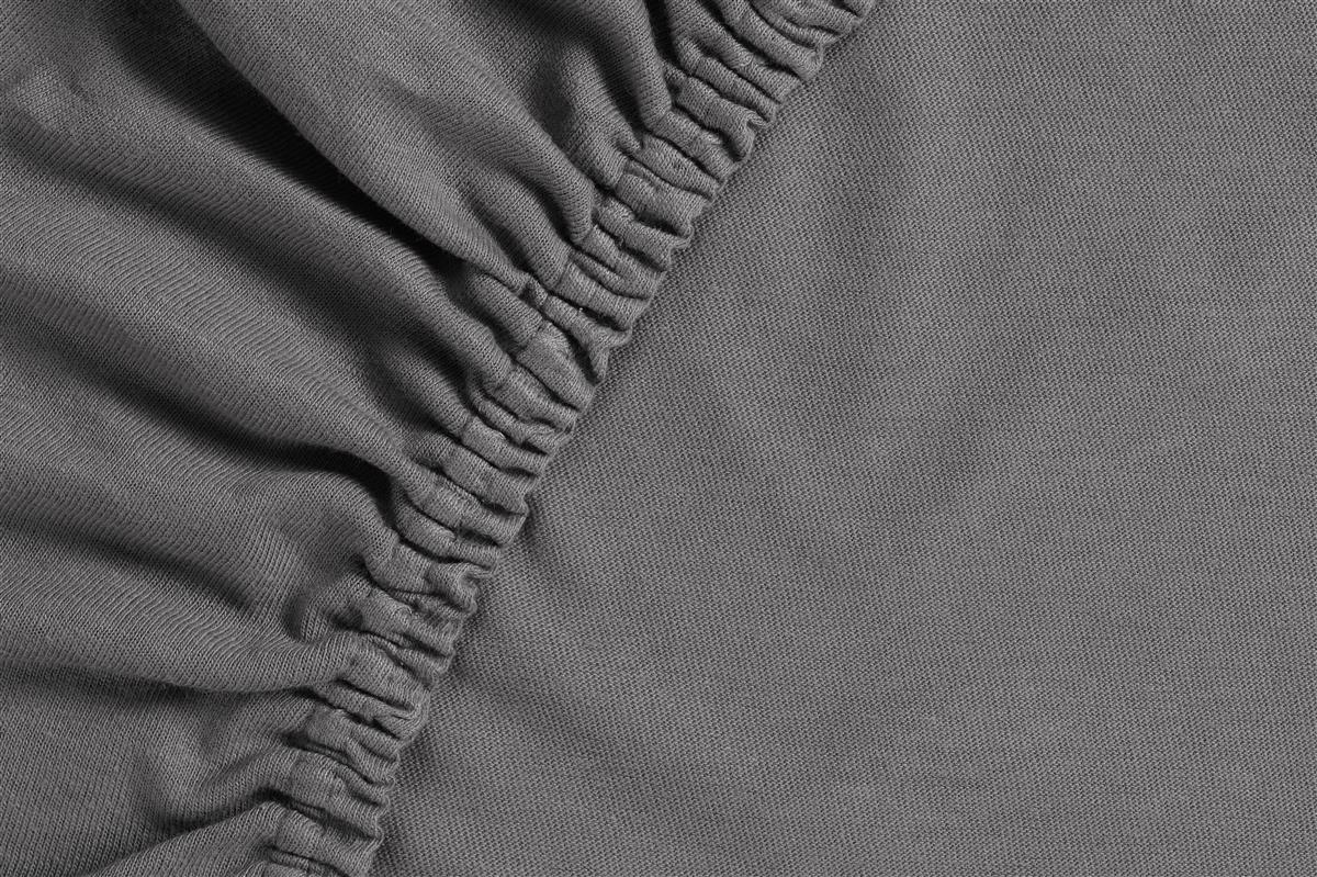 Ambiante Splittopper hoeslaken jersey antraciet