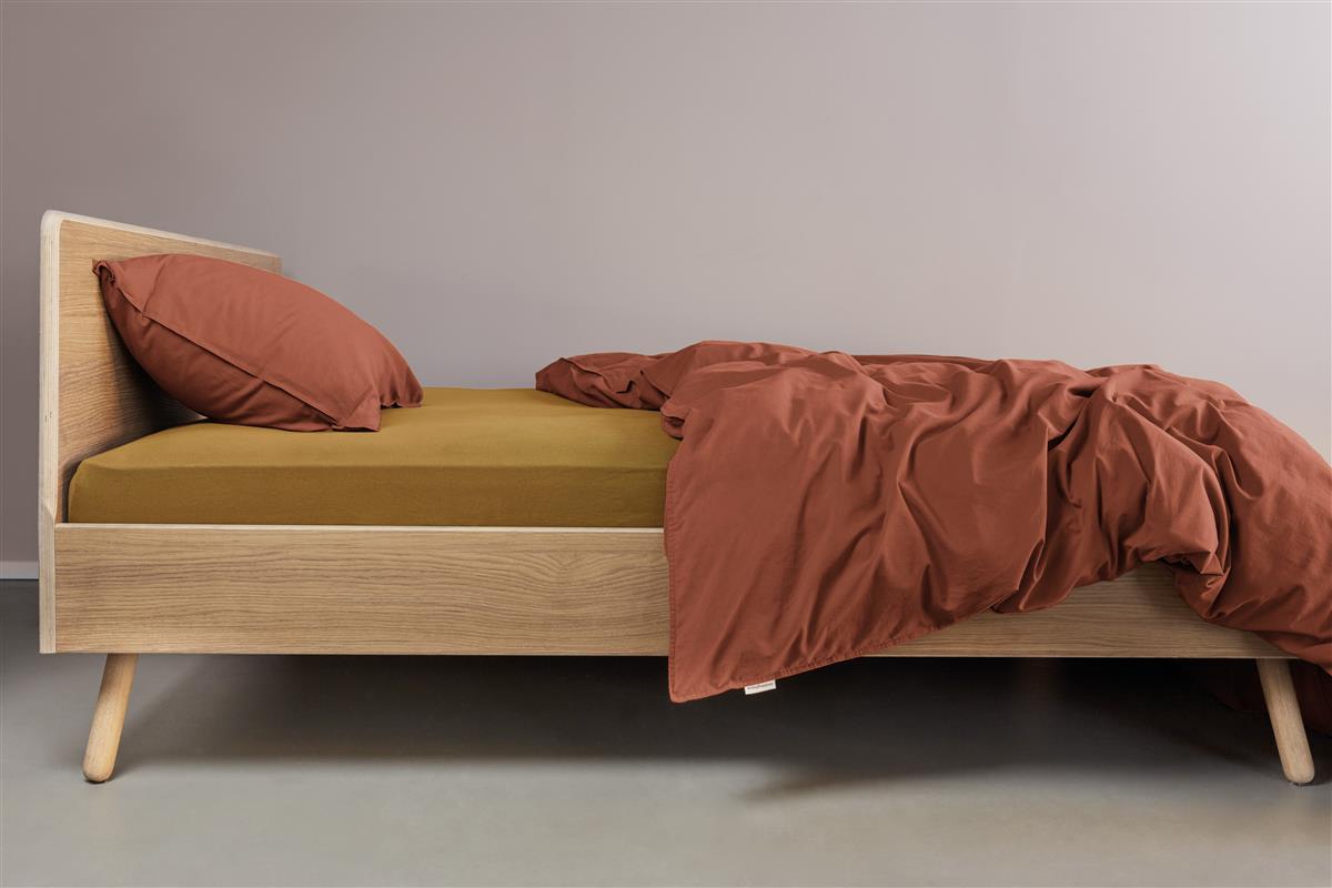 Beddinghouse topper hoeslaken jersey Geel