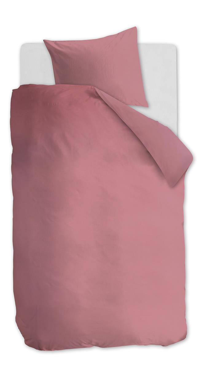 Ambiante dekbedovertrek katoen Cotton uni, roze