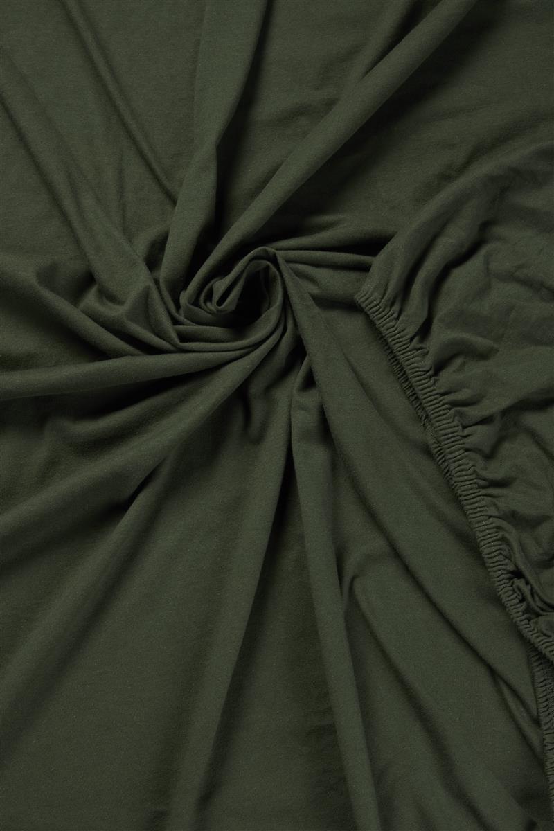 Beddinghouse topper hoeslaken jersey Donker Groen