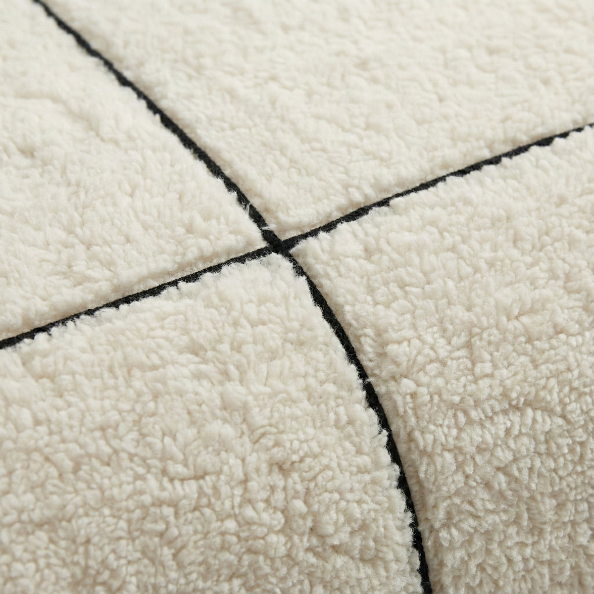Sleeptime Dekbedovertrek Teddy Trim Beige