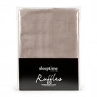 Sleeptime kussenslopen Ruffles Taupe