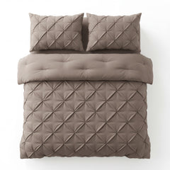 Sleeptime Lazy Dekbed Pintuck Taupe