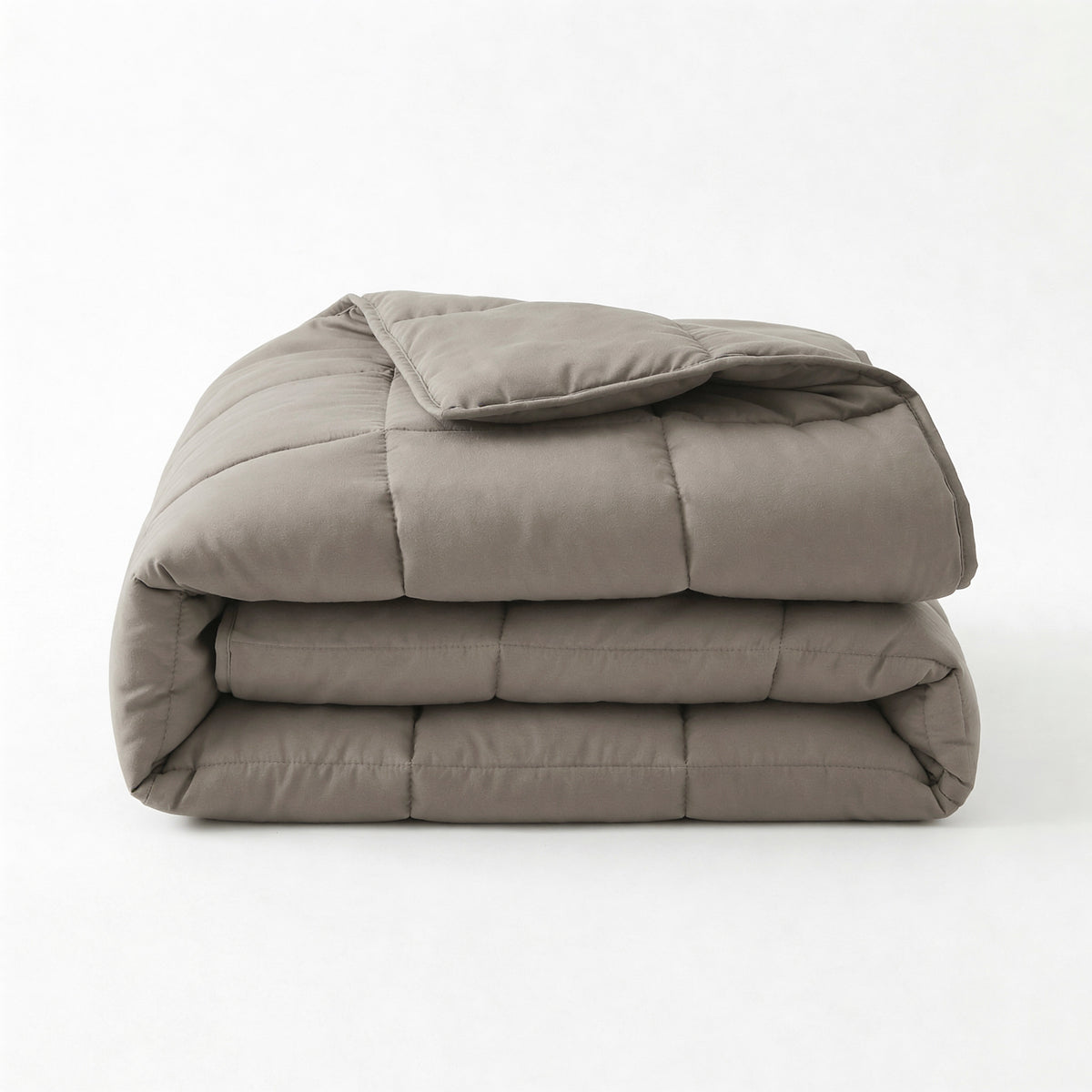 Primaviera Deluxe lazy dekbed percale taupe/bruin
