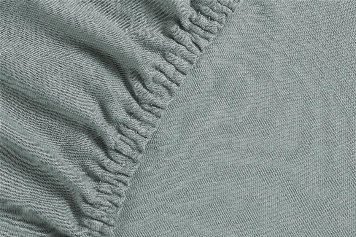 Ambiante Splittopper hoeslaken jersey blauw
