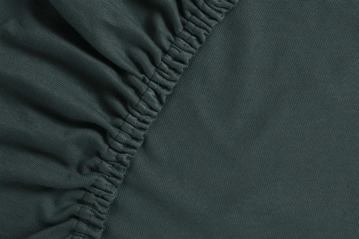 Ambiante hoeslaken jersey Donker groen