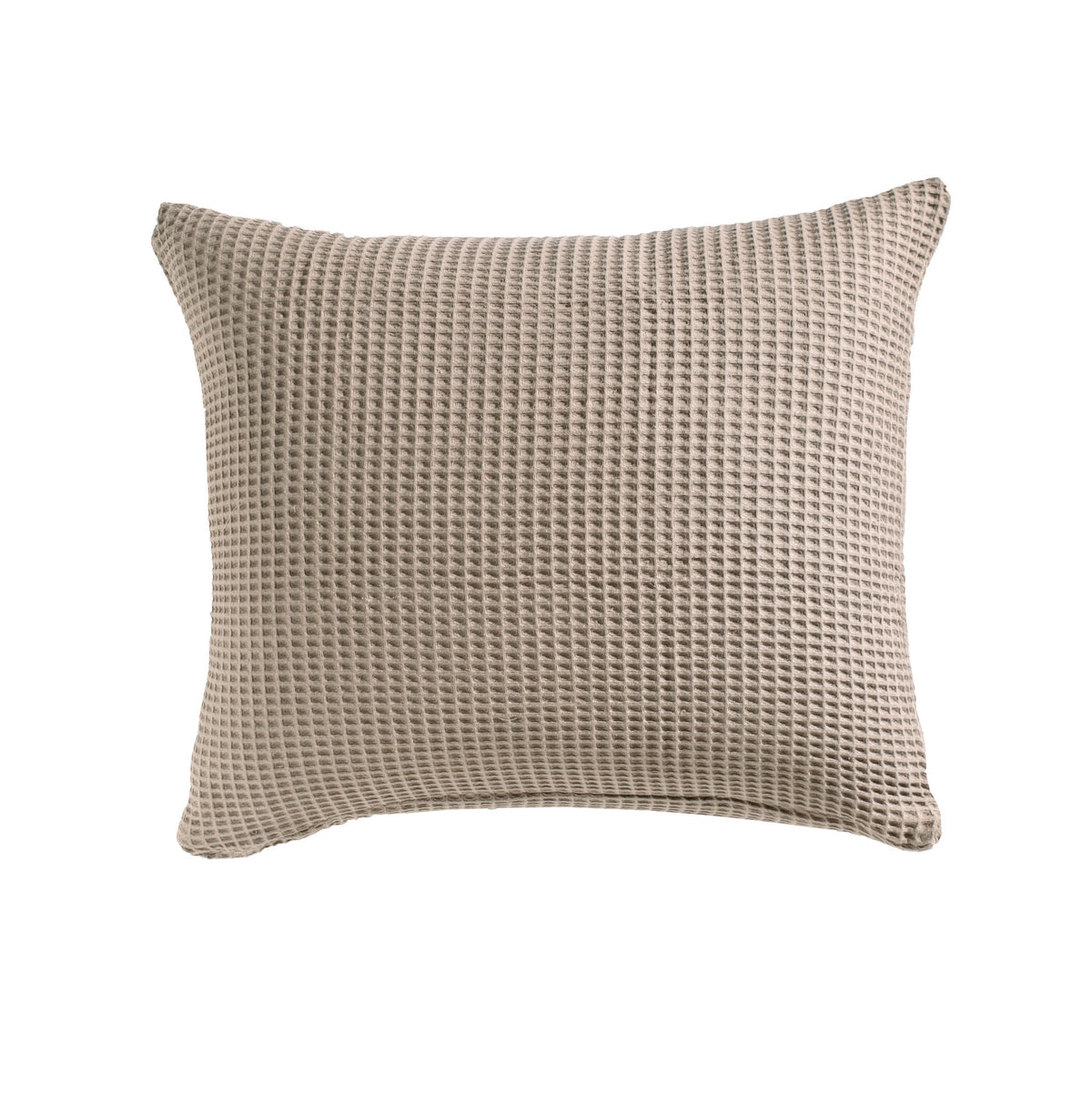 Heckettlane kussensloop Wafel Taupe Grey katoen