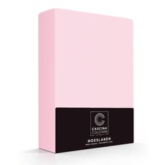 Cascina Colorini Hoeslaken Hoek 45cm Percale - Rose