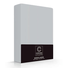 Cascina Colorini Hoeslaken Hoek 45cm Percale - Silver